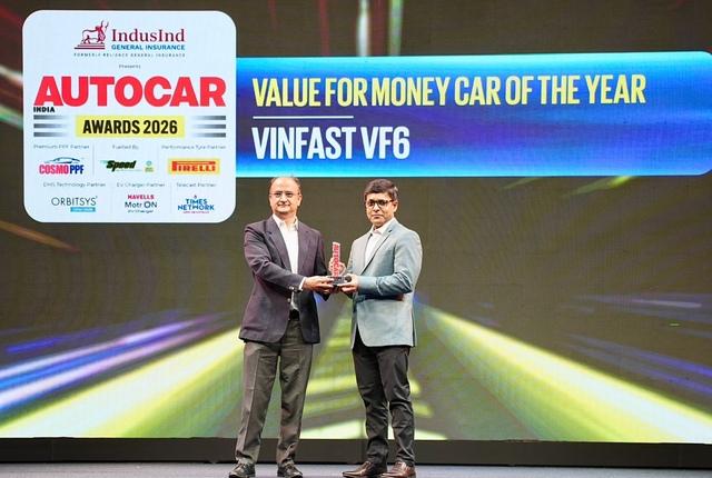VinFast VF 6 nhận giải 'Mẫu xe đáng tiền nhất năm' tại Autocar India Awards 2026- Ảnh 1.
