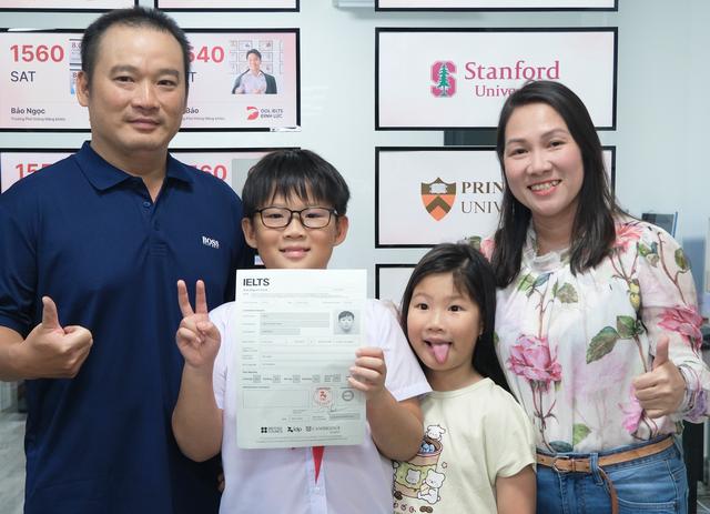 Bé trai 10 tuổi ở TP.HCM đạt 8.0 IELTS - Ảnh 2.