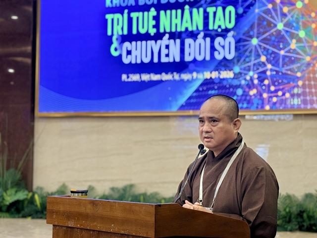 Hơn 700 tăng ni , phật tử tham gia khóa học AI tại Việt Nam Quốc Tự - Ảnh 2.