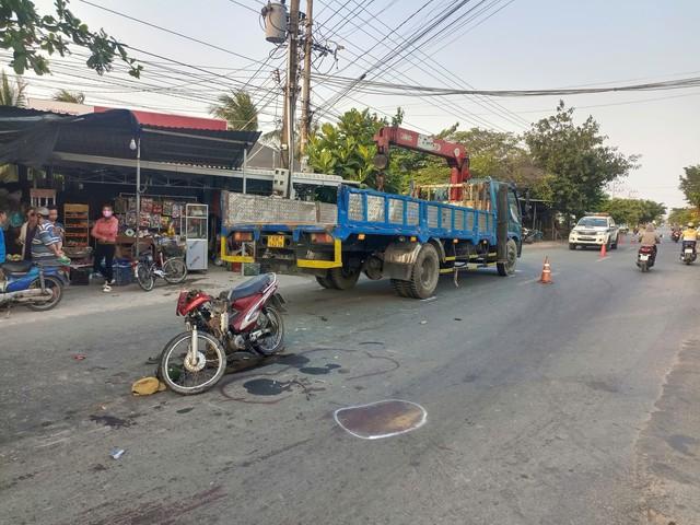 Đồng Tháp: Người đàn ông tử vong sau va chạm với xe cẩu- Ảnh 1.