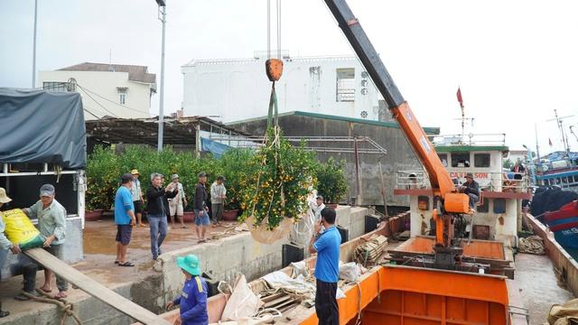 Đưa hàng Tết ra đảo Lý Sơn: Không để thiếu hụt nguồn hàng phục vụ người dân- Ảnh 1.