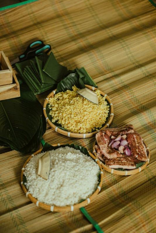 Người Việt tại Thụy Sĩ gói bánh chưng đón tết Giữa tiết trời lạnh giá - Ảnh 5.