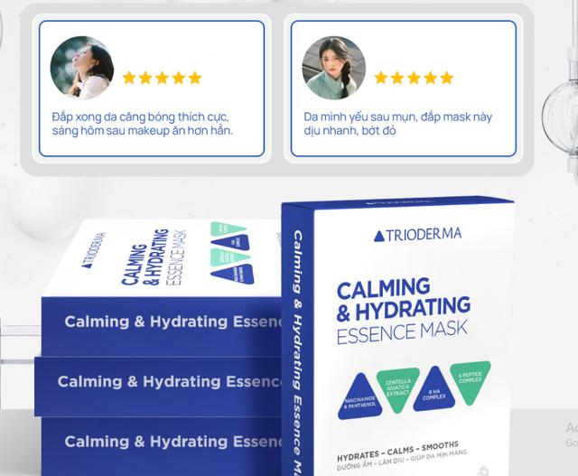 Mặt nạ Trioderma có tốt không mà đắp xong da căng mọng, bật tone trắng sáng?  - Ảnh 2.