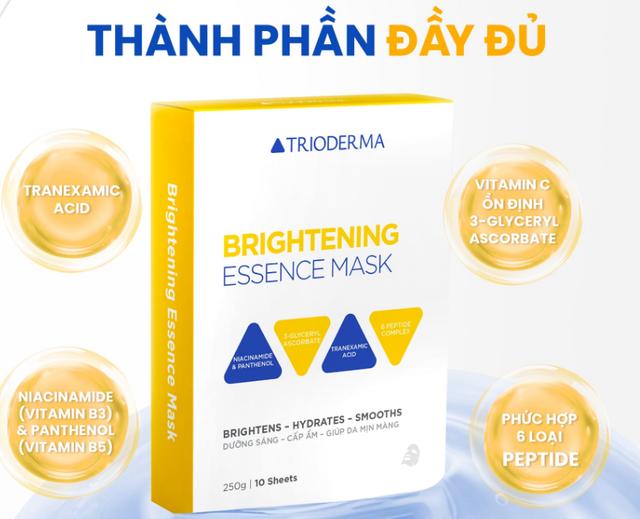 Mặt nạ Trioderma có tốt không mà đắp xong da căng mọng, bật tone trắng sáng?  - Ảnh 3.