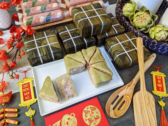 Những chiếc bánh chưng vuông vắn, thích mắt của mẹ Việt ở Mỹ nhờ khuôn đặc biệt - Ảnh 5.