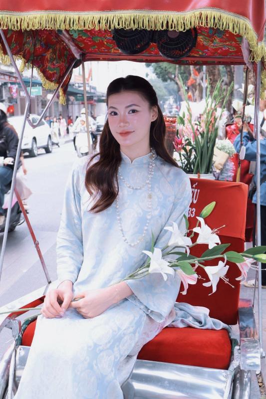 Hậu trường: 'Nàng thơ' bóng chuyền Việt Nam khoe sắc xuân- Ảnh 3.