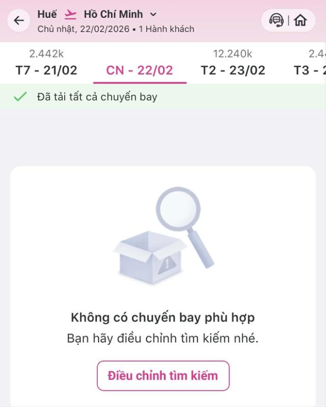 Chưa đến tết nhưng… hết vé máy bay trở lại TP.HCM sau tết- Ảnh 3.