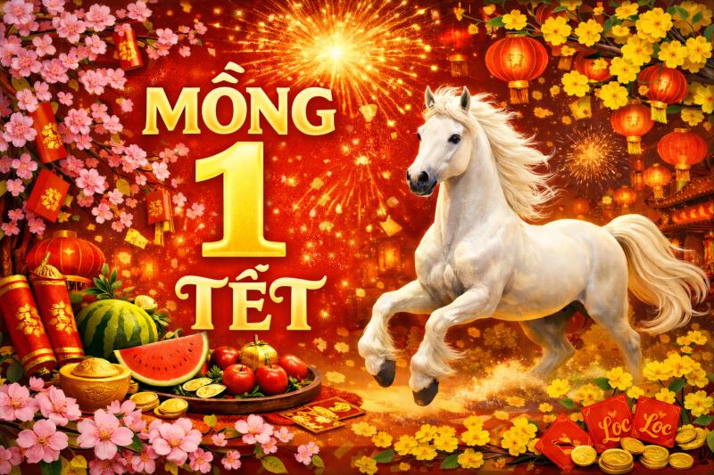 Hôm nay mùng 1 Tết Bính Ngọ: Xem lịch âm, lịch vạn niên có gì đặc biệt? - Ảnh 1.