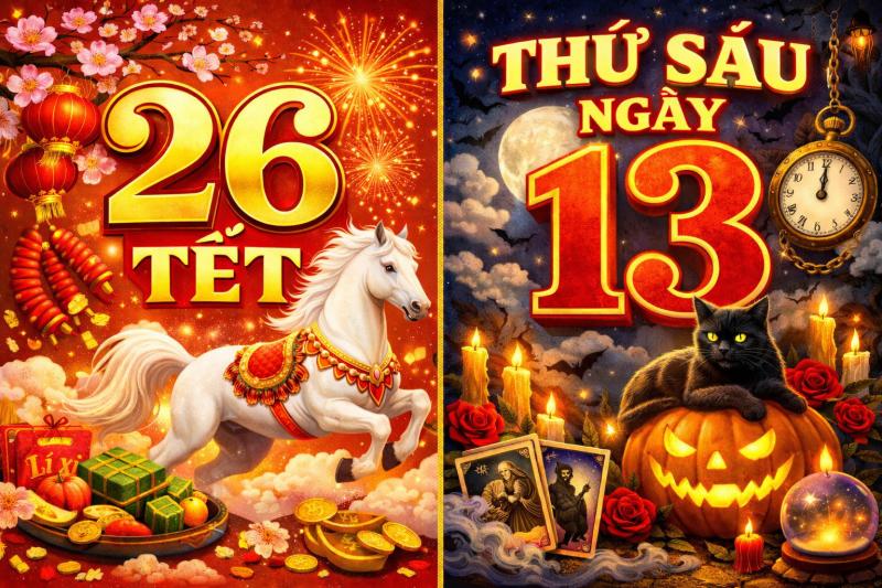 Hôm nay 26 tết là… thứ sáu ngày 13: Nguồn gốc, lịch sử nỗi sợ ngày này - Ảnh 1.