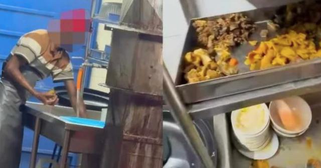 Nhà hàng Malaysia bị đóng cửa vì rửa đồ ăn thừa phục vụ khách mới - Ảnh 1.