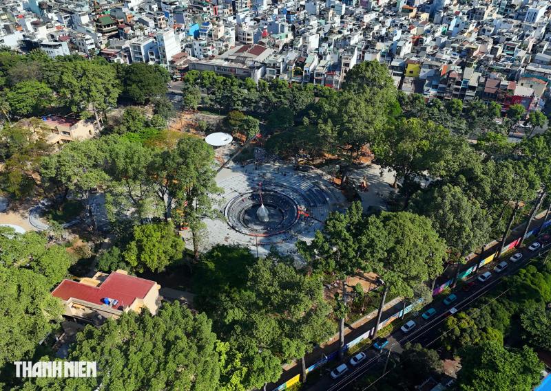 Cận cảnh biểu trưng hình giọt nước tại công viên số 1 Lý Thái Tổ- Ảnh 12.