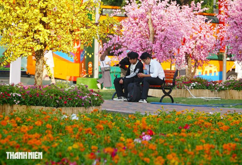 Check-in tết nơi đất vàng thương xá Tax cạnh đường hoa Nguyễn Huệ ở TP.HCM- Ảnh 8.