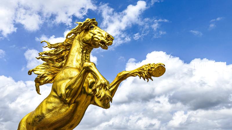 Ngựa vàng Quảng Ngãi cao 10 m 'có hồn' ở công viên Ba Tơ- Ảnh 2.