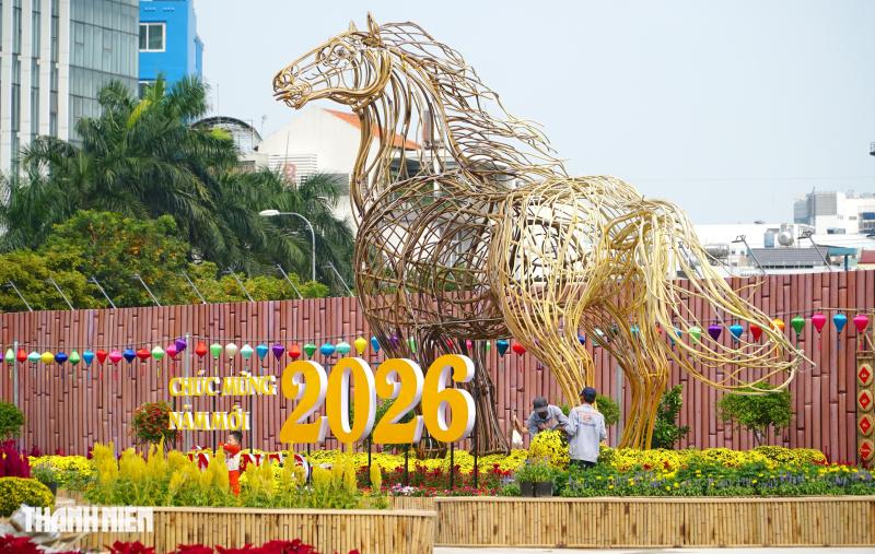 Linh vật ngựa cao 8 m tại khu ‘đất vàng’ làm công viên ở đường Trần Phú - Ảnh 6.