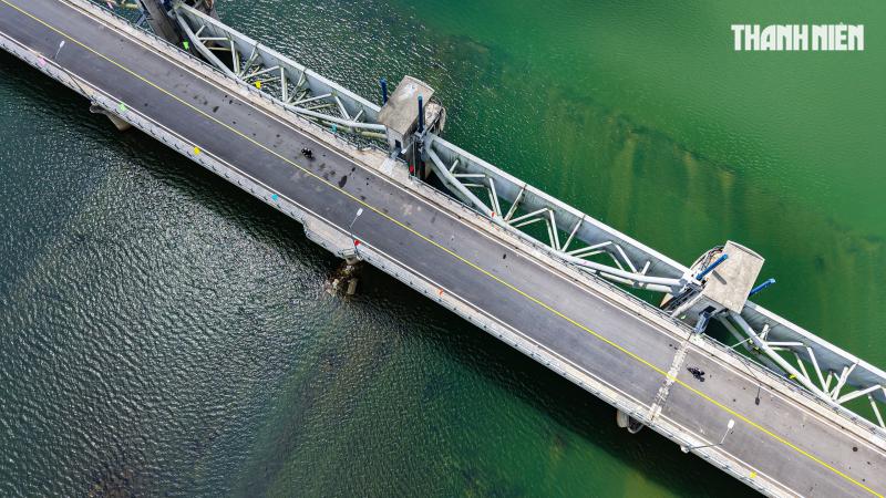 Thông xe đập dâng hạ lưu sông Trà Khúc, nối liền đôi bờ dịp tết- Ảnh 4.