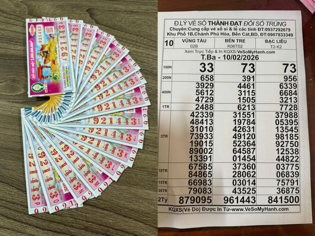 Xổ số miền Nam ngày 10 tháng 2: Bất ngờ vé trúng đài Bến Tre, Bạc Liêu- Ảnh 1.