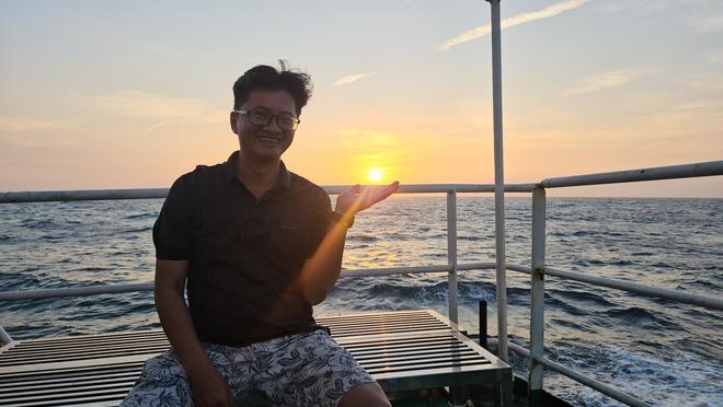 Mê mẩn đón bình minh và hoàng hôn gần nhà giàn DK1 - Ảnh 6.