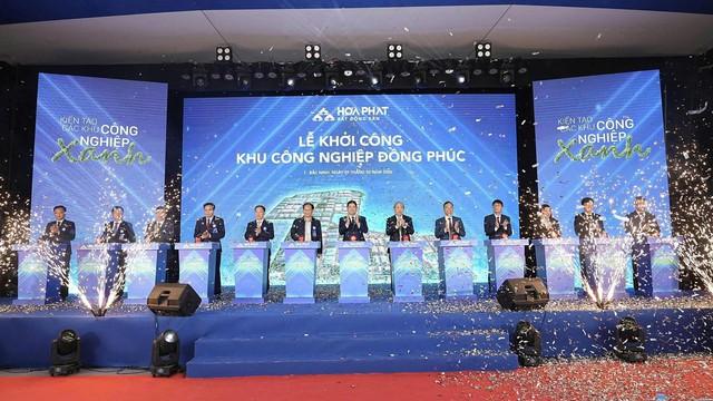 Hòa Phát khởi công khu công nghiệp hơn 3.700 tỉ đồng ngay gần sân bay Gia Bình- Ảnh 1.