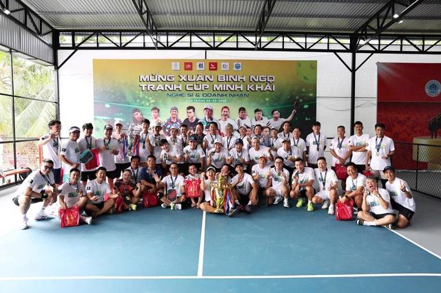 Diễn viên Huy Khánh lần đầu vô địch giải pickleball - Ảnh 5.