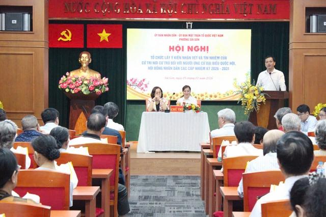 100% cử tri tín nhiệm Viện trưởng Lê Văn Đông ứng cử ĐBQH- Ảnh 2.
