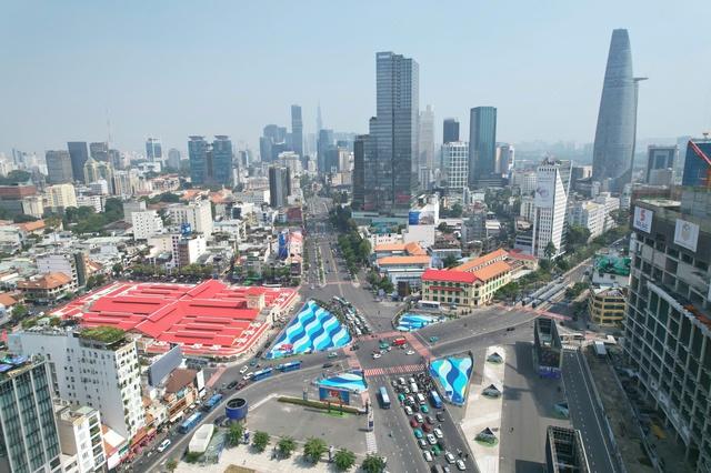 Sở Xây dựng: "Việc chỉnh trang chợ Bến Thành, Hồ Con Rùa thực hiện phù hợp quy định' - Ảnh 1.