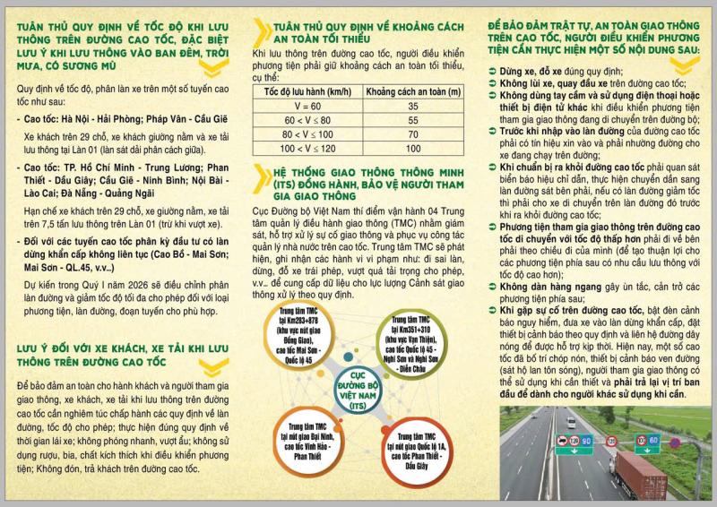 Phát 23.000 tờ rơi 'hướng dẫn sử dụng cao tốc' chạy tuyến Bắc - Nam- Ảnh 2.