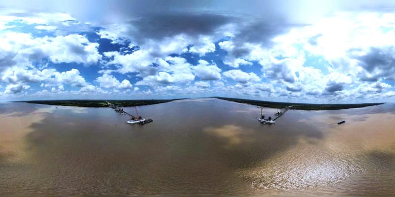Thông xe cầu Đại Ngãi 2, người dân ngóng trông cầu Đại Ngãi 1 sớm hoàn thành - Ảnh 1.