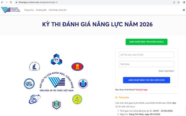 Tra cứu điểm thi đánh giá năng lực ĐH Quốc gia TP.HCM tại đâu? - Ảnh 1.
