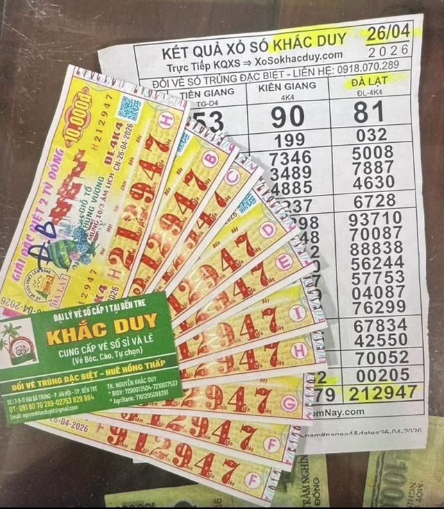 Mua 10 tờ khi uống cà phê, khách trúng hơn 6 tỉ đồng xổ số miền Nam - Ảnh 1.