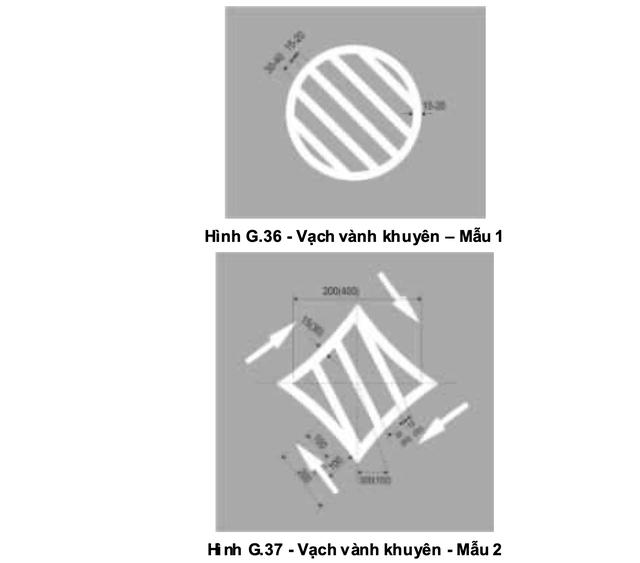 Vạch xương cá kênh hóa dòng xe là gì, đè lên bị phạt bao nhiêu? - Ảnh 6.