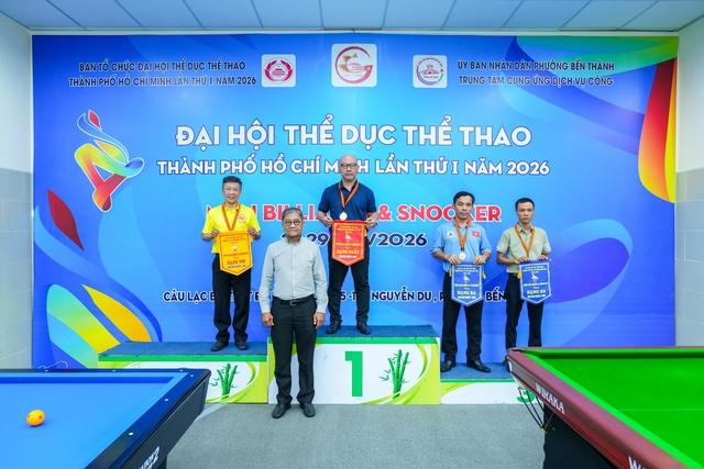 Billiards: Xác định những nhà vô địch đầu tiên tại Đại hội TDTT TP.HCM 2026- Ảnh 1.