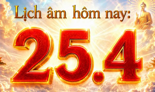 Lịch âm hôm nay: Ngày đầu nghỉ Giỗ tổ Hùng Vương, ngày 25.4 có gì đặc biệt? - Ảnh 1.