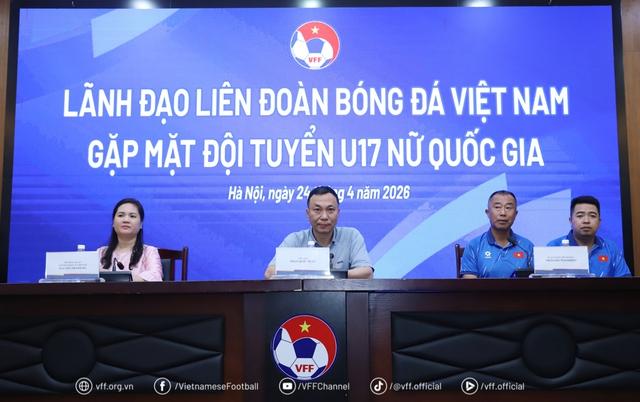 Chủ tịch VFF giao nhiệm vụ đặc biệt, U.17 nữ Việt Nam quyết đấu Trung Quốc và Thái Lan tại châu Á- Ảnh 1.