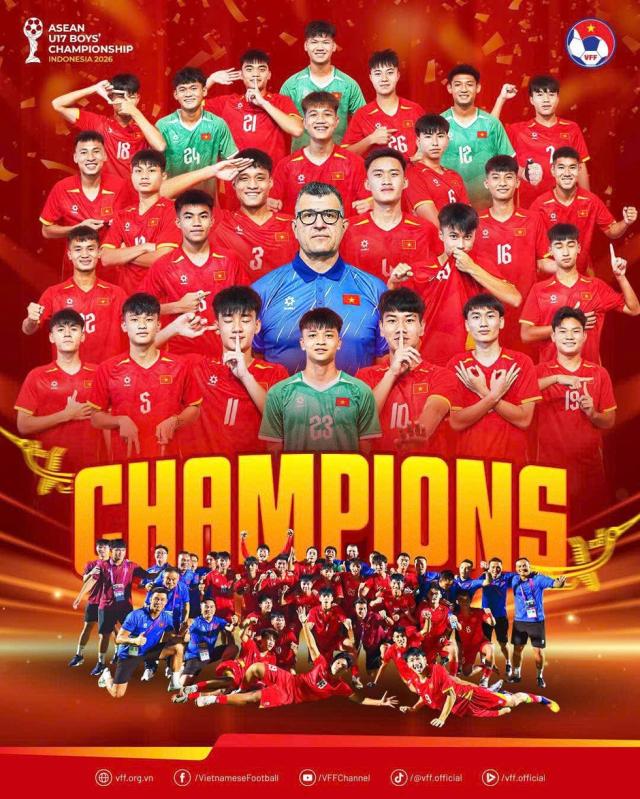 Thắng đậm Malaysia, U.17 Việt Nam lần thứ tư vô địch Đông Nam Á: Kỳ tích!- Ảnh 1.