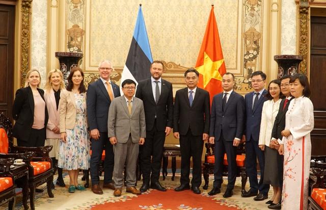 Khuyến khích doanh nghiệp Estonia hợp tác chuyển đổi số với TP.HCM - Ảnh 3.