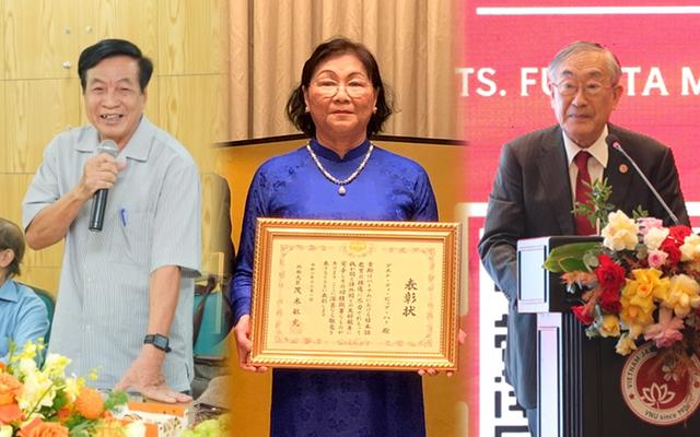 Trao huân chương Nhật Bản cho thầy cô Trường ĐH Việt Nhật, Hà Nội, Ngoại thương - Ảnh 1.