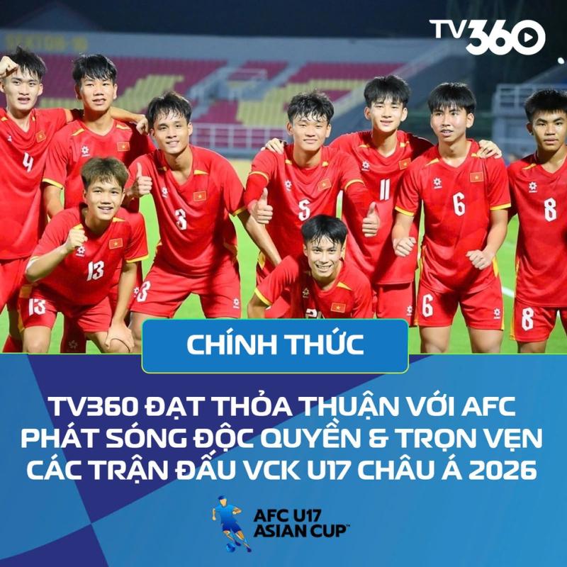 AFC ‘bỏ rơi’ vòng bảng U.17 châu Á, TV360 vào cuộc khẩn cấp: Khán giả xem U.17 Việt Nam ở đâu?- Ảnh 1.
