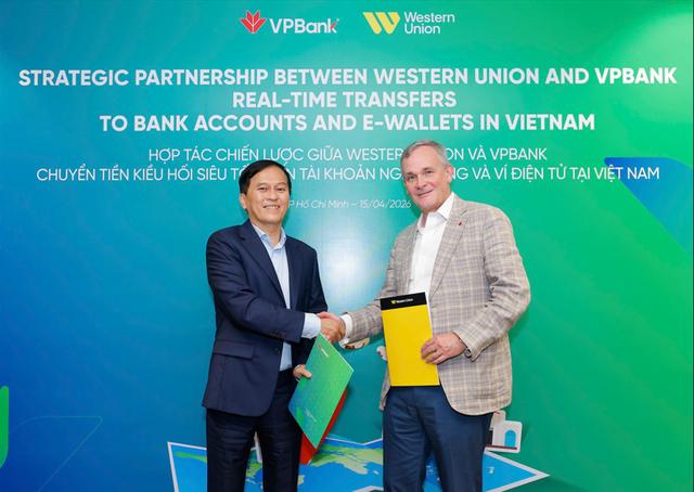 VPBank hợp tác Western Union nhận kiều hối vào ví điện tử, tài khoản siêu tốc- Ảnh 1.