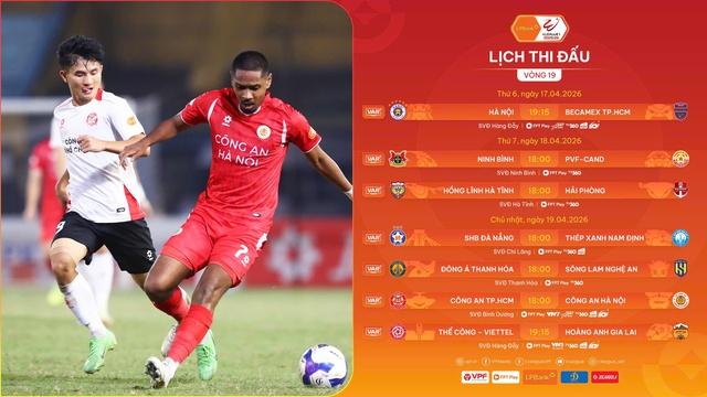 Lịch thi đấu sớm nhất vòng 19 V-League: Becamex TP.HCM vẫn nguy cơ xuống hạng, khó thắng Hà Nội- Ảnh 1.