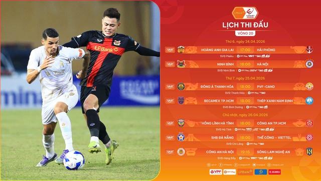 Lịch thi đấu V-League rất hay hôm nay: Nam Định làm khách đầy thử thách, Thanh Hóa không còn đường lùi- Ảnh 2.