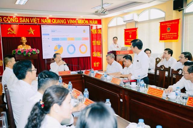 Chánh án TAND tối cao: Từ 1.5, tòa án tại TP.HCM đồng bộ làm 'sạch' dữ liệu - Ảnh 3.