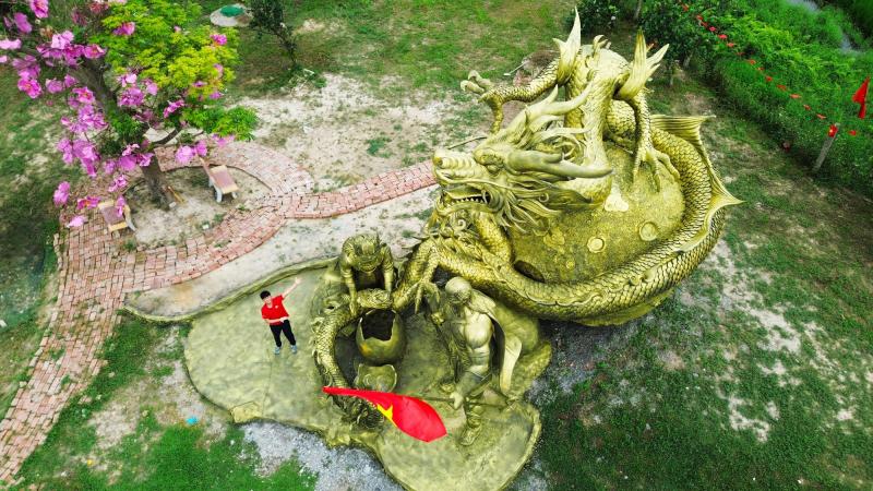 Tượng Cội Nguồn 25 tấn ở Bắc Ninh gây sốt- Ảnh 4.