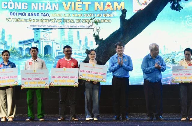 Khai mạc Tháng Công nhân: Tặng 12 'mái ấm Công đoàn cho' người lao động- Ảnh 3.
