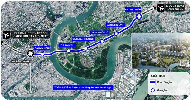 Metro Bến Thành - Thủ Thiêm sẽ dùng 'quái thú' khoan hầm vượt sông Sài Gòn- Ảnh 2.