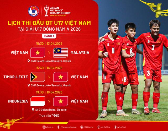 U.17 Việt Nam cần thắng đậm trước trận 'đại chiến' Indonesia: Xem kênh nào?- Ảnh 1.