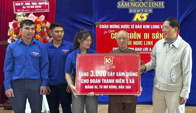 'Gieo hạt giống tương lai' từ 3.000 cây sâm Ngọc Linh cho thanh niên miền núi- Ảnh 1.