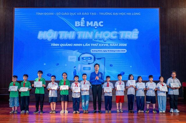 Tin học trẻ Quảng Ninh: Gen Z tranh tài bùng nổ - Ảnh 1.