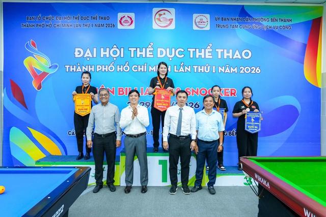 Billiards: Xác định những nhà vô địch đầu tiên tại Đại hội TDTT TP.HCM 2026- Ảnh 2.