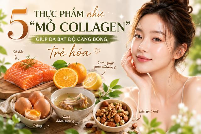 5 thực phẩm như ‘mỏ collagen’ giúp da bật độ căng bóng, trẻ hóa sau 2 tuần - Ảnh 1.