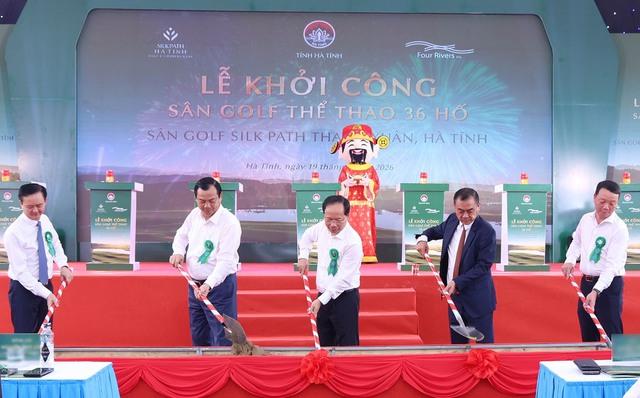 Khởi công sân golf 36 hố đẳng cấp quốc tế tại Hà Tĩnh- Ảnh 2.